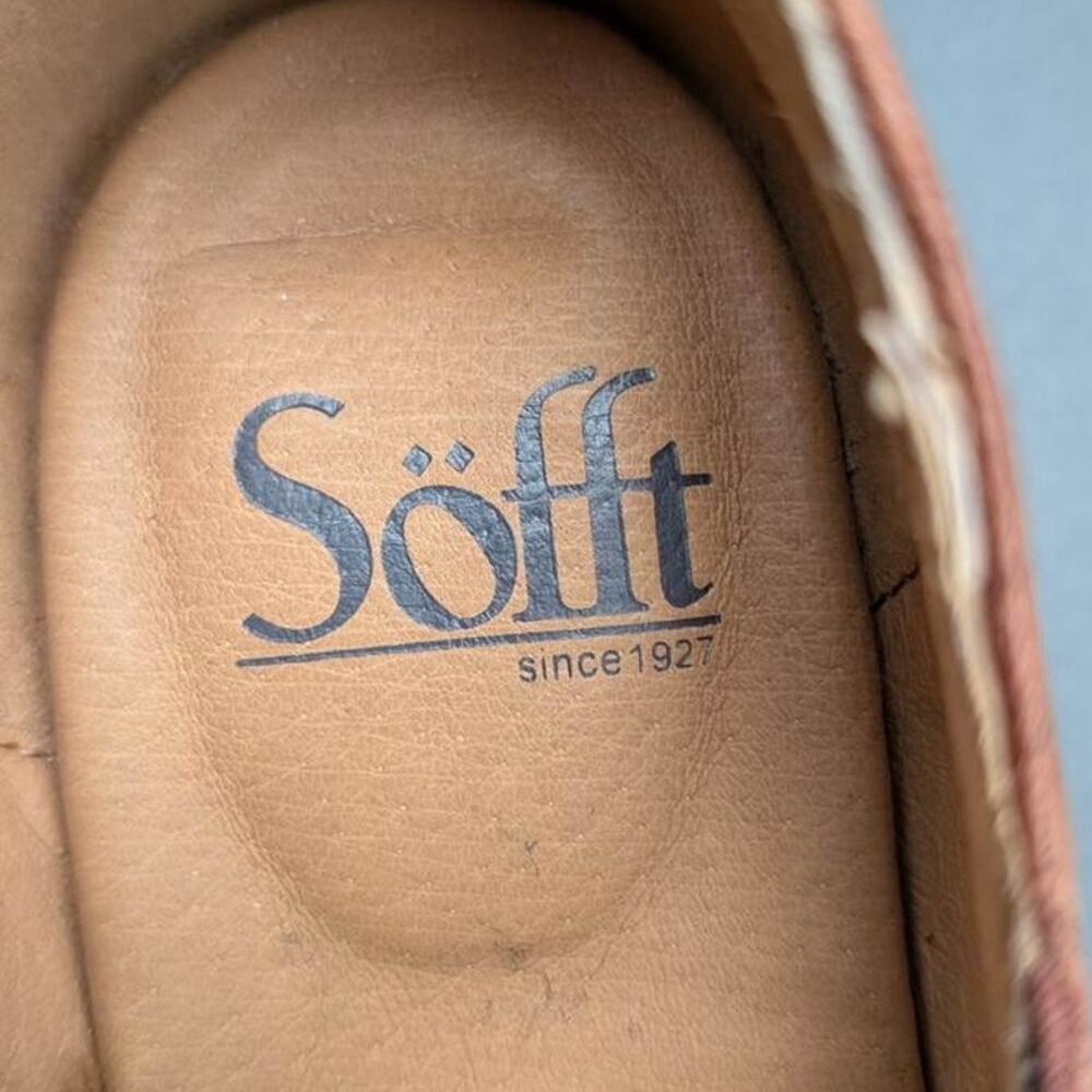 Söfft Shoes Womens 6.5 M Brown Leather Slip On Elastic Side Panels Comfort - Picture 7 of 11